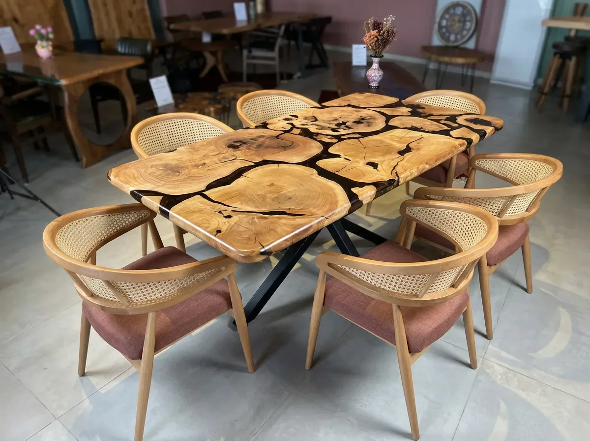 Kök Butik Epoksili Masa 2